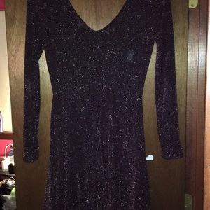 Sparky dark purple dress
